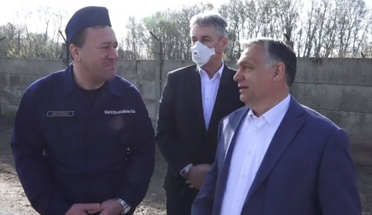 Európa legmodernebb mobil járványkórházát kereste fel Orbán Viktor