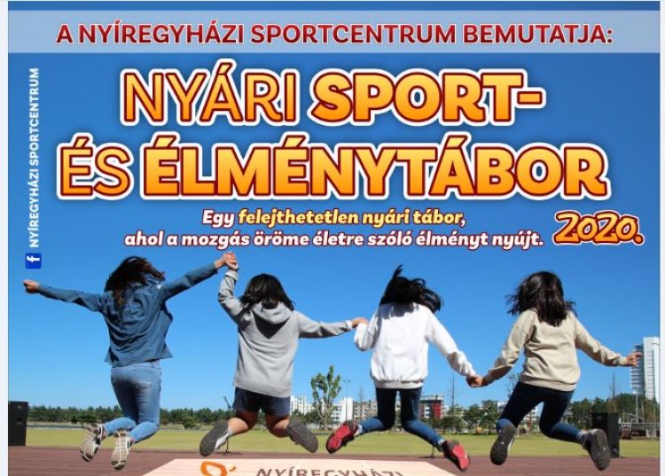 Sport- és élménytáborokat szervez nyáron a Sportcentrum a 6-12 éves korosztály részére