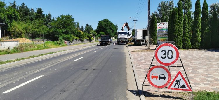 Kábelfektetés a Korányin - Forgalomkorlátozásra kell számítani