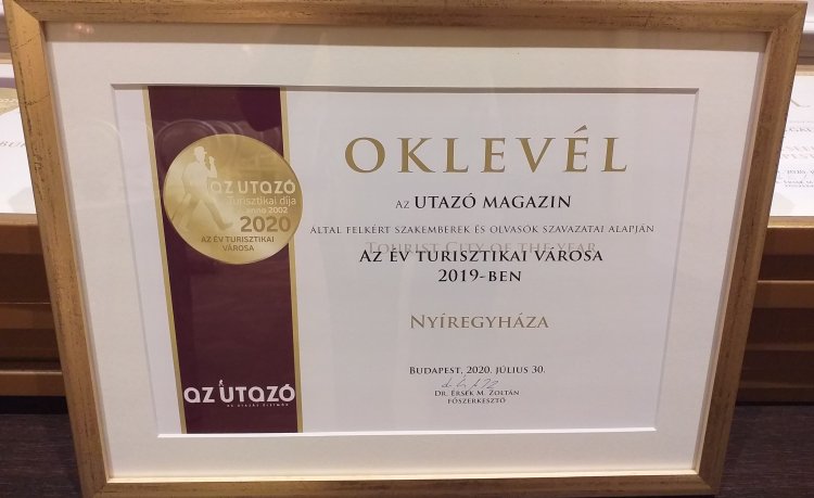 Hatalmas elismerés! – Nyíregyháza lett az év turisztikai városa