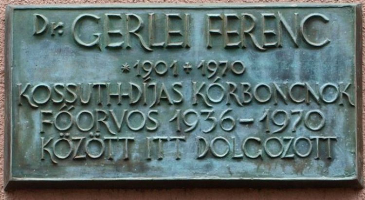 120 évvel ezelőtt született a kórház lelkiismerete – dr. Gerlei Ferenc emlékére