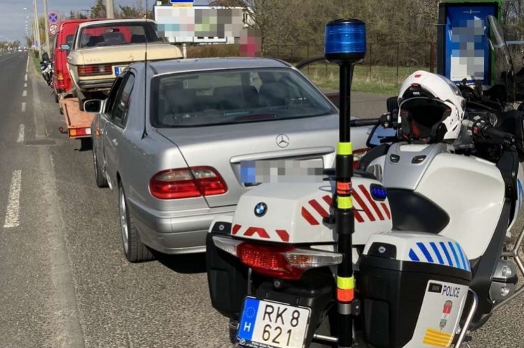 Lezárt ügy: kiszűrték a forgalomból a motoros rendőrök Nyíregyházán