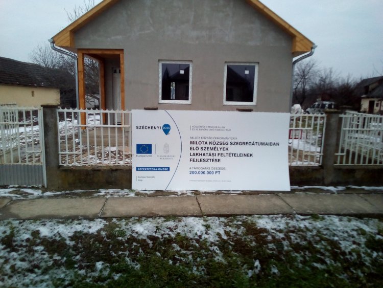 Milota község szegregátumaiban élő személyek lakhatási feltételeinek fejlesztése