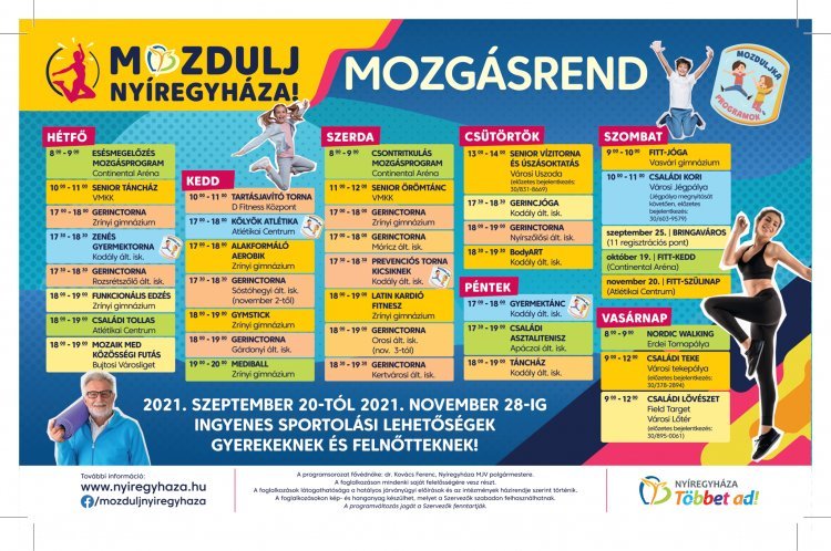Mozdulj Nyíregyháza! – Programváltozások és családi korcsolya!