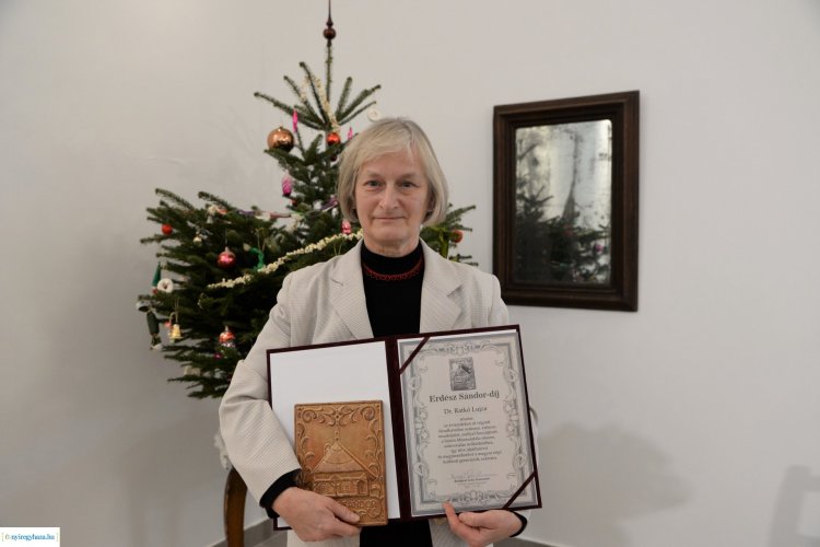 Erdész Sándor-díj – Ratkó Lujza kapta a múzeumfalu alapítójáról elnevezett kitüntetést