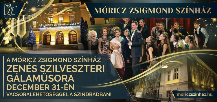A Móricz Zsigmond Színház Zenés Szilveszteri Gálaműsorral készül az év utolsó napjára!