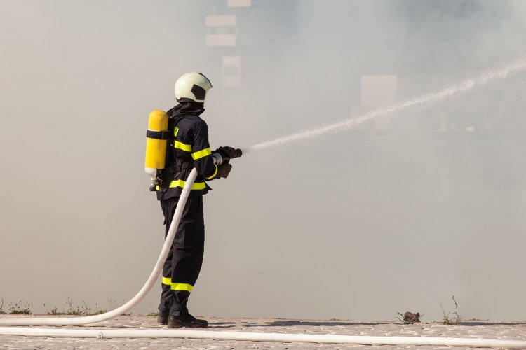 Égett a nádas a nyíregyházi Simai út és az M3-as autópálya nyugati felhajtója között 