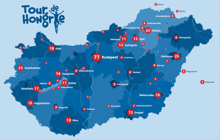 Az idei Tour de Hongrie útvonala érinteni fogja Nyíregyházát!
