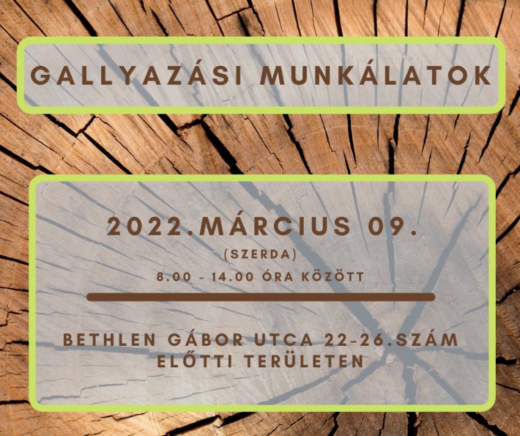 Gallyazási munkálatokat végeznek a NYÍRVV munkatársai március 9-én a Bethlen Gábor utca 22-26. szám előtt