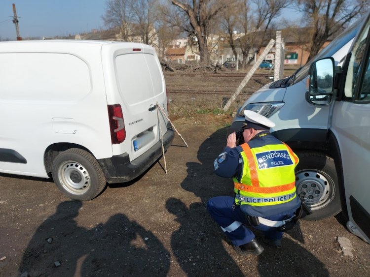 A Móricz Zsigmond utcán ráfutásos baleset történt