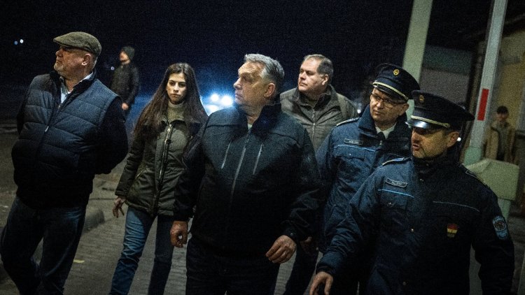 Szerda óta a határon van Orbán Viktor