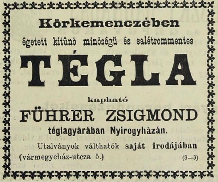 Amiről az utcák mesélnek... A nyíregyházi tégla- és cserépgyártás történetéből 1.