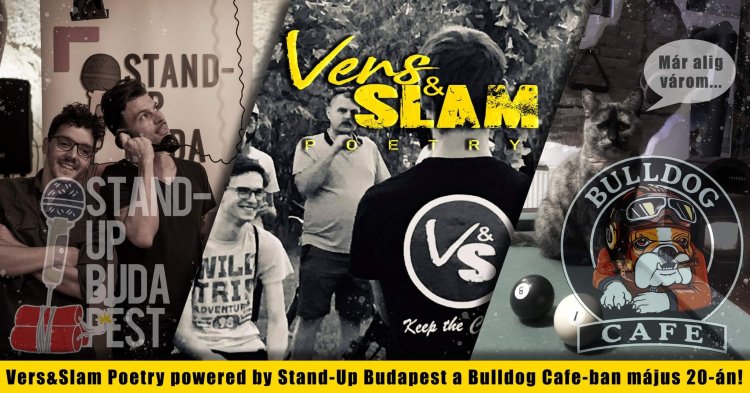 Május 20-án a Vers&Slam Poetry egyesül a Stand-up Budapesttel egy este erejéig