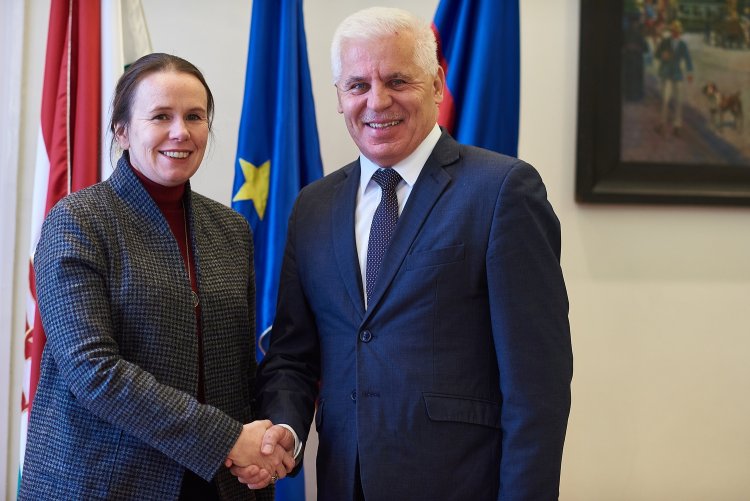 Nyíregyházán járt Claire Legras, Franciaország magyarországi nagykövete, aki vonzónak találja városunkat