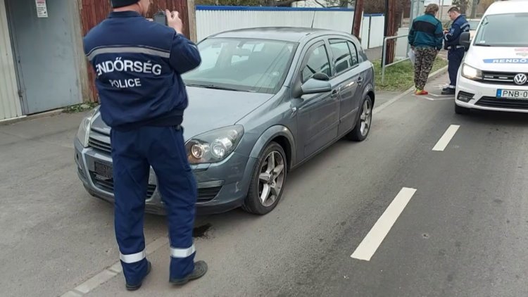 A Derkovits utcánál történt baleset hétfőn