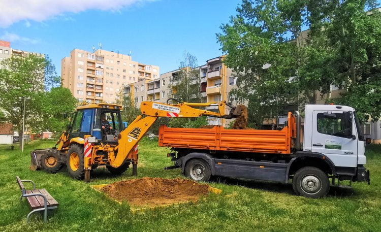 Tiszta homokozó a gyermekek egészségéért!