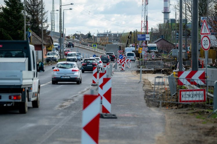 Útinfó – Forgalomkorlátozás a Tiszavasvári és Derkovits utca csomópontjánál