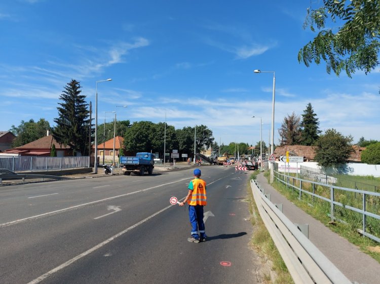 Egész héten hektikus lesz a közlekedés a Tiszavasvári úton  