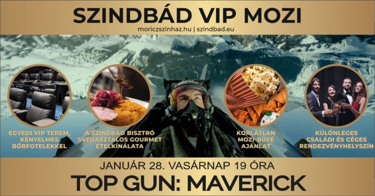 VIP mozi a Szindbádban: az E.T.-vel indult a vetítés és a Top Gunnal folytatódik