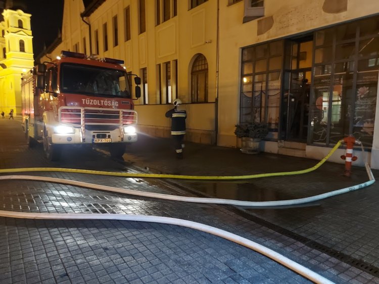 Tűzoltósági ellenőrzést tartottak a polgármesteri hivatalnál 