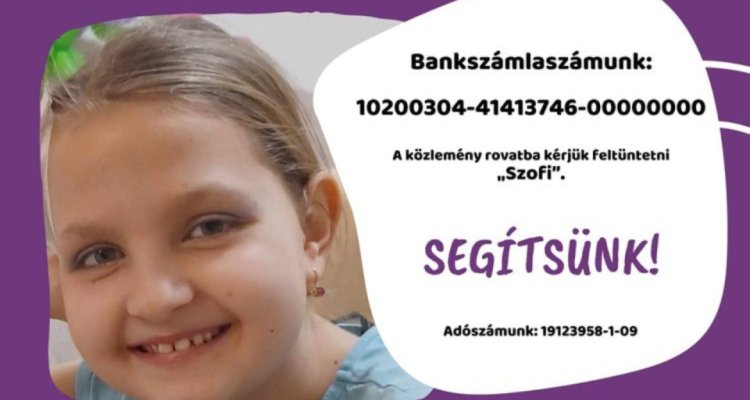 Hisznek a csodában – egy 10 éves kislány gyógyulásáért kérik a támogatást