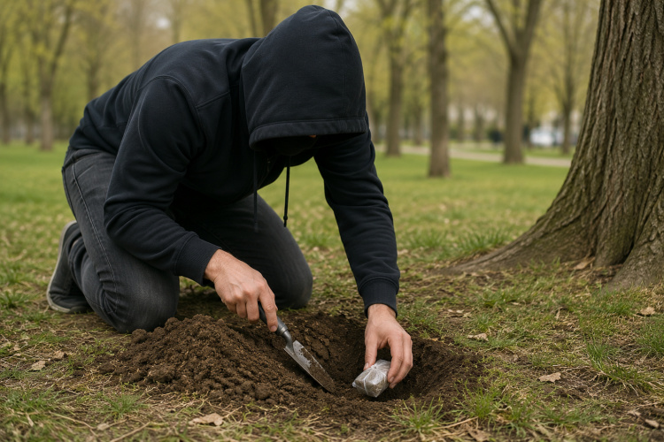 Elásta a drogot, a GPS-koordinátákat küldte el a vevőknek
