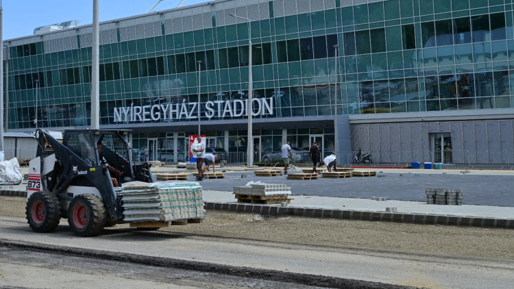 Városi Stadion – Augusztus elején, határidőre elkészül az új parkoló