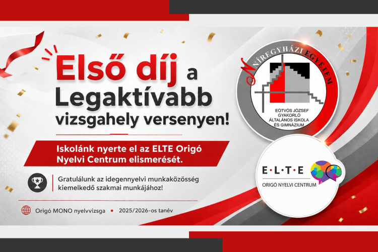 Országos első lett az Eötvös Gyakorlóiskola nyelvoktatása