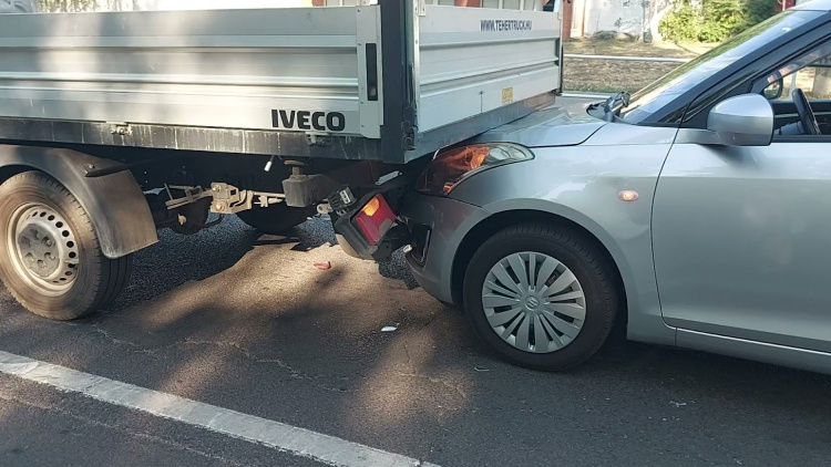 Ráfutásos baleset a Korányi Frigyes utcában