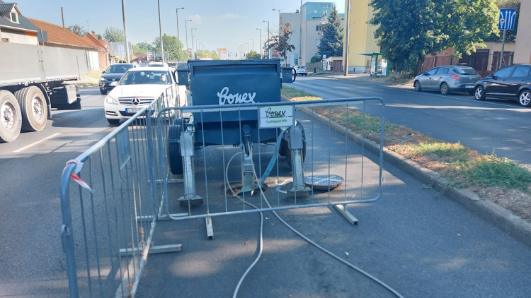 Forgalomkorlátozás az Inczédy soron – Több sávot is érintenek a munkálatok