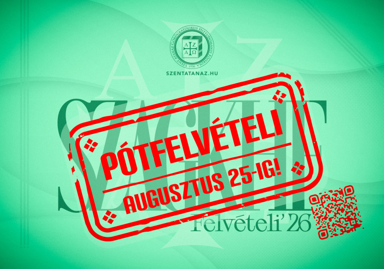 Pótfelvételi a Szent Atanáz Főiskolán – Augusztus 25-ig várják a jelentkezőket