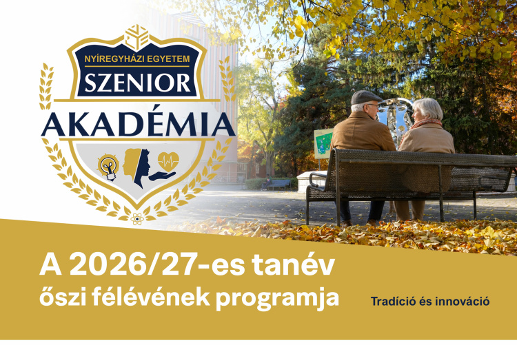 Szeptembertől folytatódik a Szenior Akadémia a Nyíregyházi Egyetemen