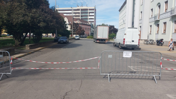 Lezárások várhatók a belvárosban a következő napokban