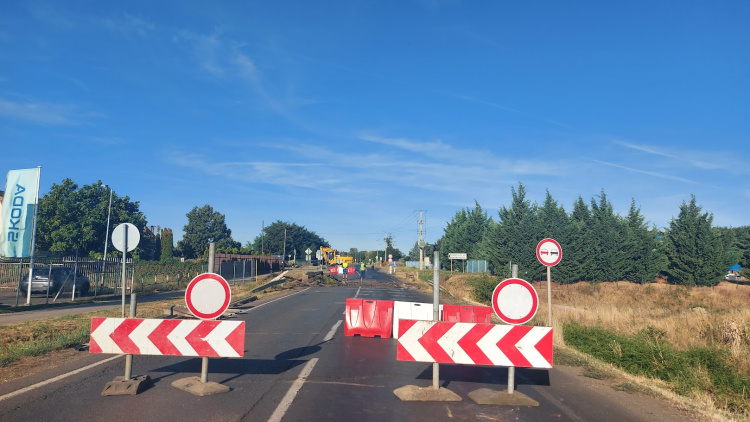 Teljes útlezárás van a Tiszavasvári úton