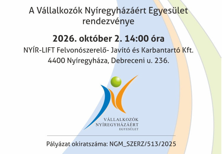 Szakmai mintalátogatást szerveznek a NYÍR-LIFT Kft. nyíregyházi telephelyén