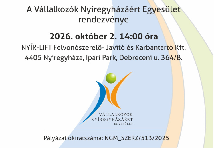 Szakmai mintalátogatást szerveznek a NYÍR-LIFT Kft. nyíregyházi telephelyén