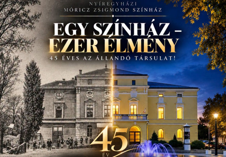 Egy színház, ezer élmény – jubileumi gálaestre készül a Móricz Zsigmond Színház