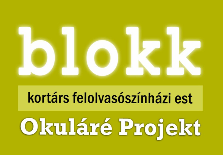 Blokk – különleges felolvasószínházi est a Móricz Zsigmond Könyvtárban