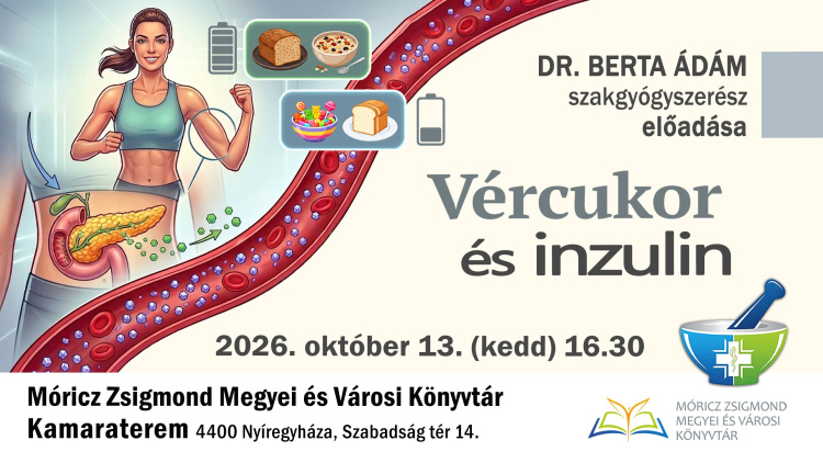 Vércukor és inzulin – fontos egészségügyi előadás Nyíregyházán