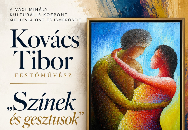 Színek és gesztusok – Kovács Tibor festőművész kiállítása nyílik Nyíregyházán