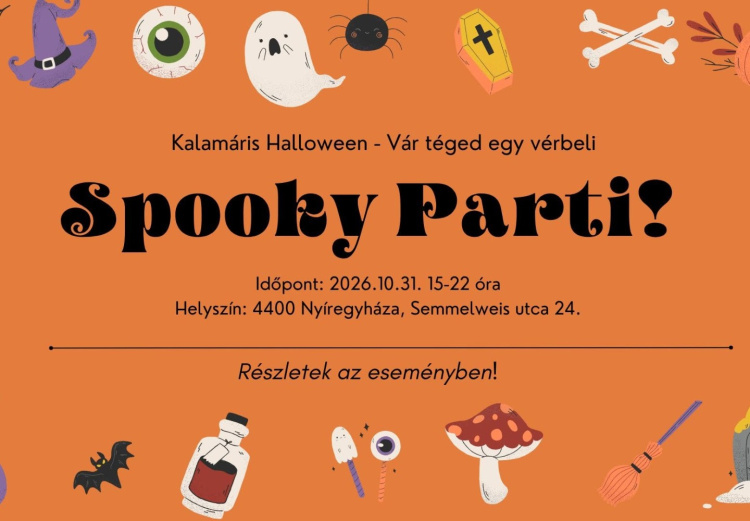 Kísértetiesen jó Halloweenre készül a nyíregyházi Kalamáris Egyesület