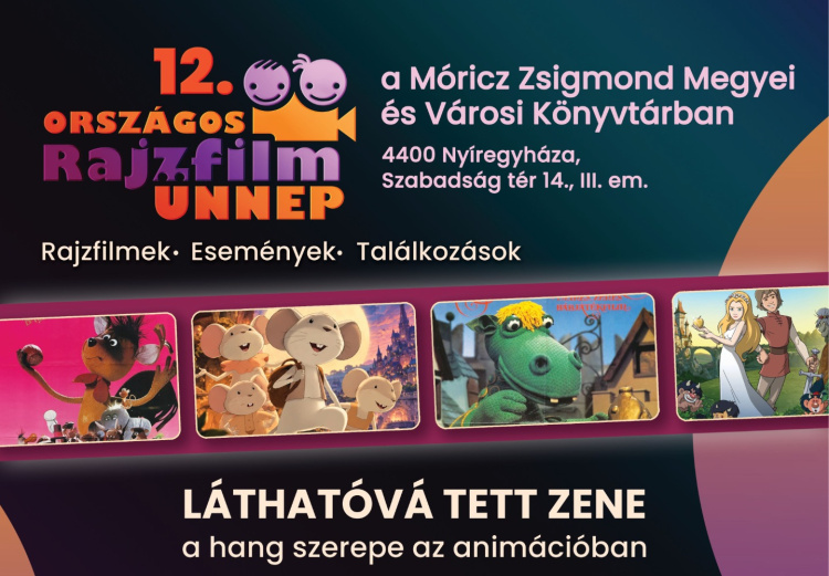 Rajzfilmek, zene és kalandok a könyvtárban – érkezik a 12. Országos Rajzfilmünnep