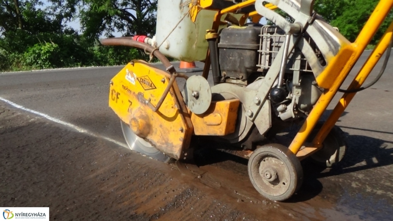 Nyári útfelújítások Nyíregyházán
