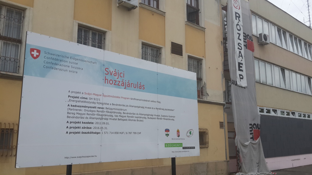 Megújul a rendőrség épülete