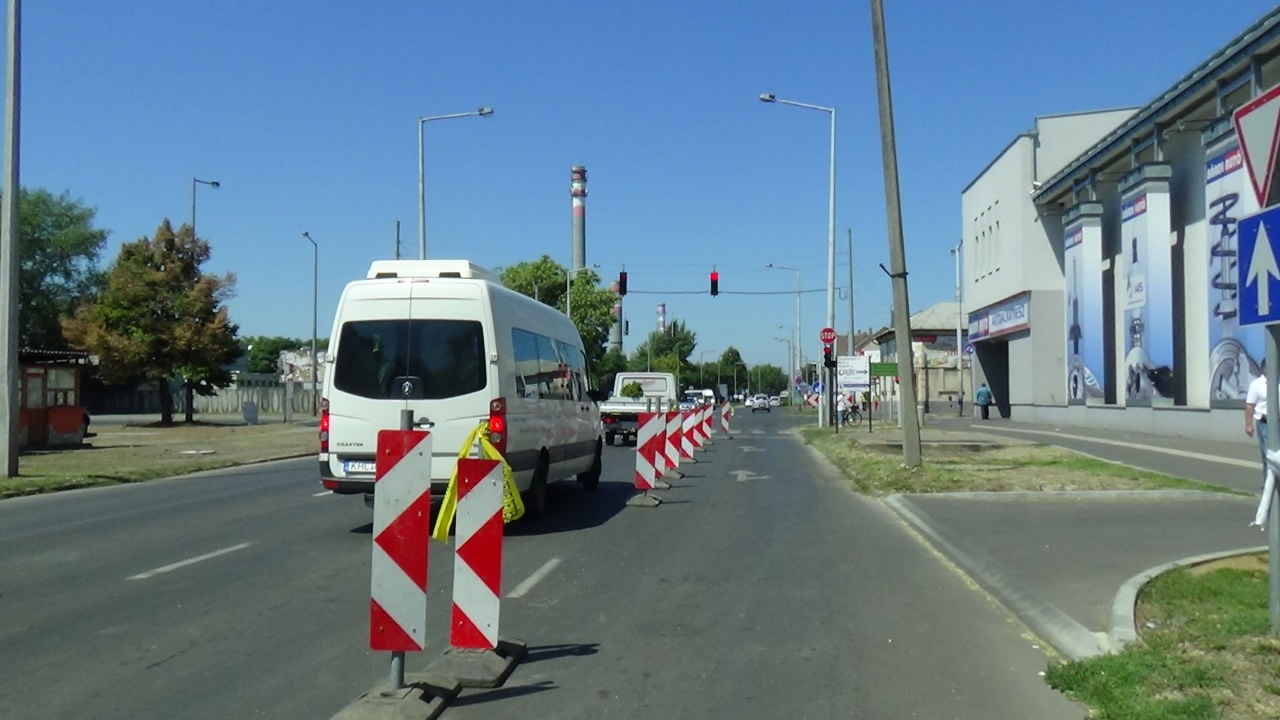 Forgalomkorlátozás nehezíti a közlekedést