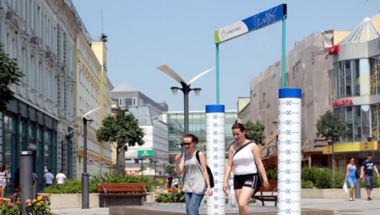 Felfrissülés a kánikulában Nyíregyházán