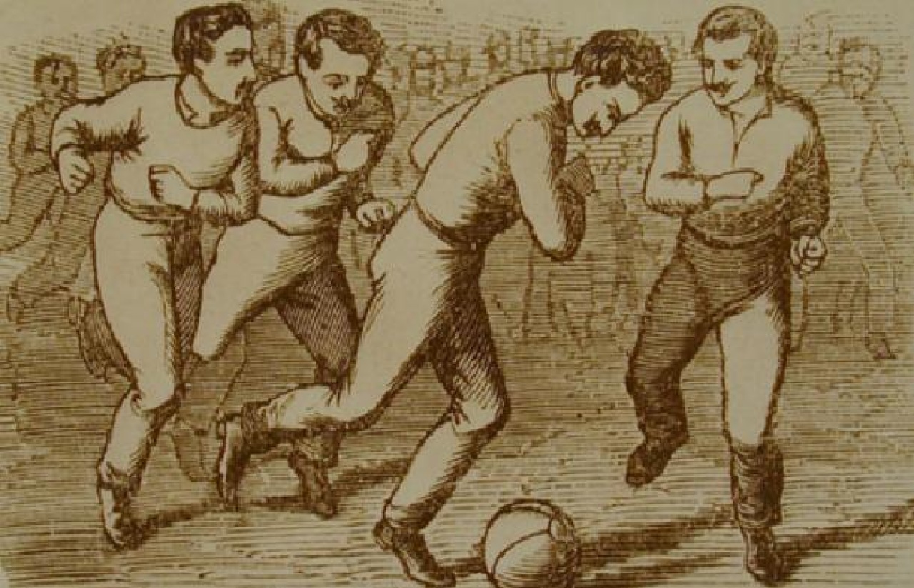Az első football-match Nyíregyházán