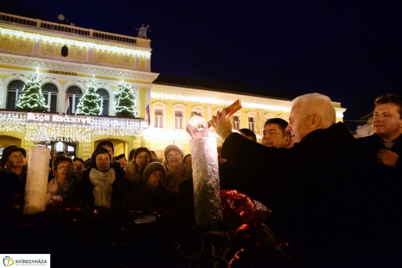 Advent fényei Nyíregyházán