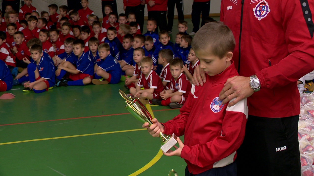 Ünnepeltek a focisták