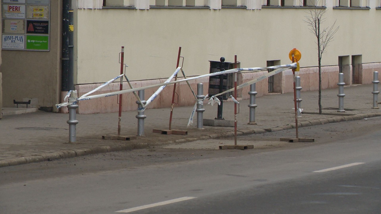 Útlezárás a belvárosban